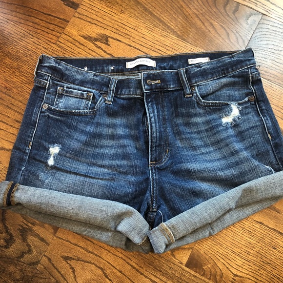 Banana Republic Pants - banana republic denim roll up shorts